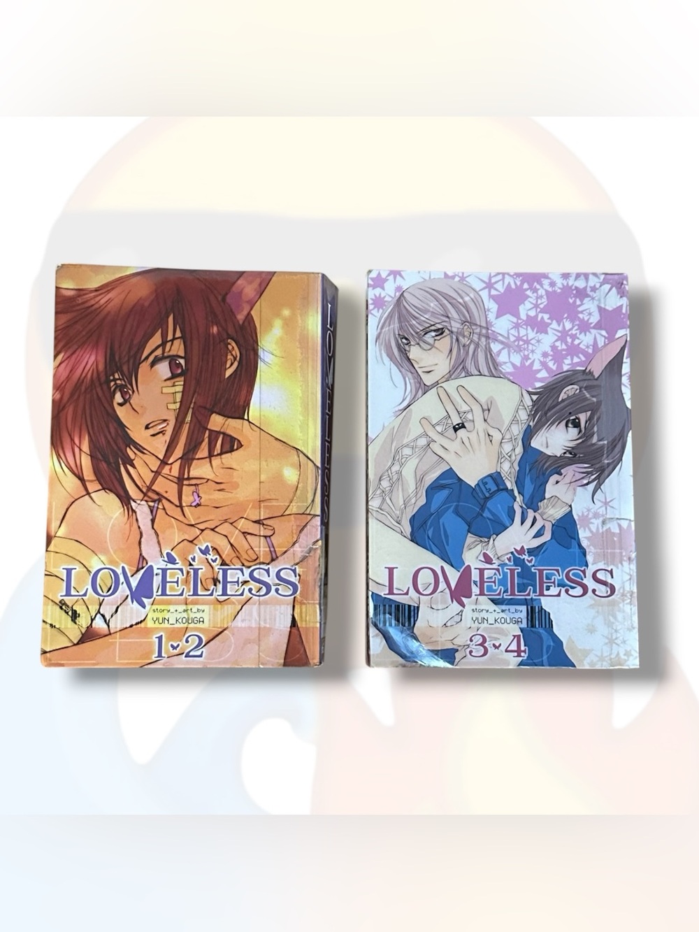 “Loveless,” Vol. 1-2 & Vol. 3-4 Manga Book Bundle
